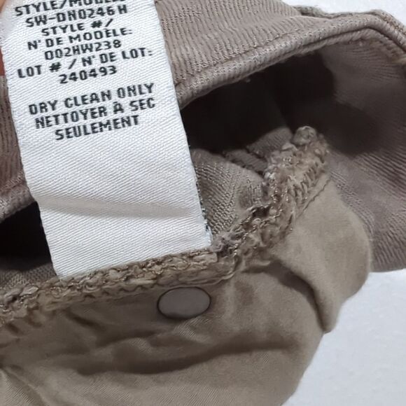 Helmut Lang Womens Jeans Beige Ankle Zipper Skinny Jeans Size 31 - Picture 11 of 14